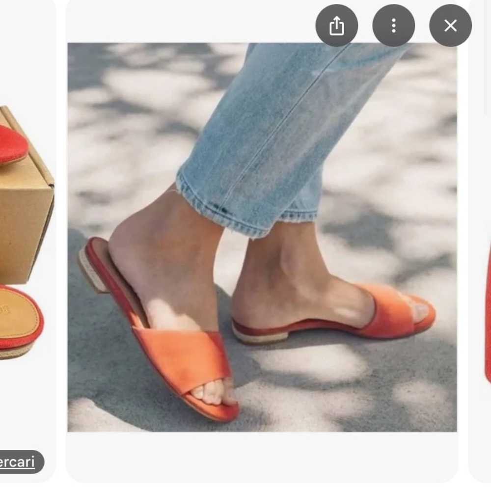 Soludos Women’s Anouk Open Toe Flat Slides Sandals Suede